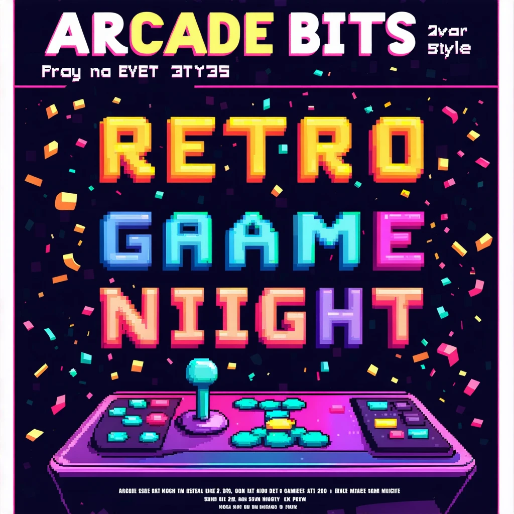 Folleto de Evento para Noches de Juegos