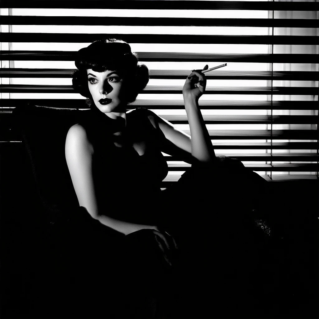 Classic Femme Fatale Scene