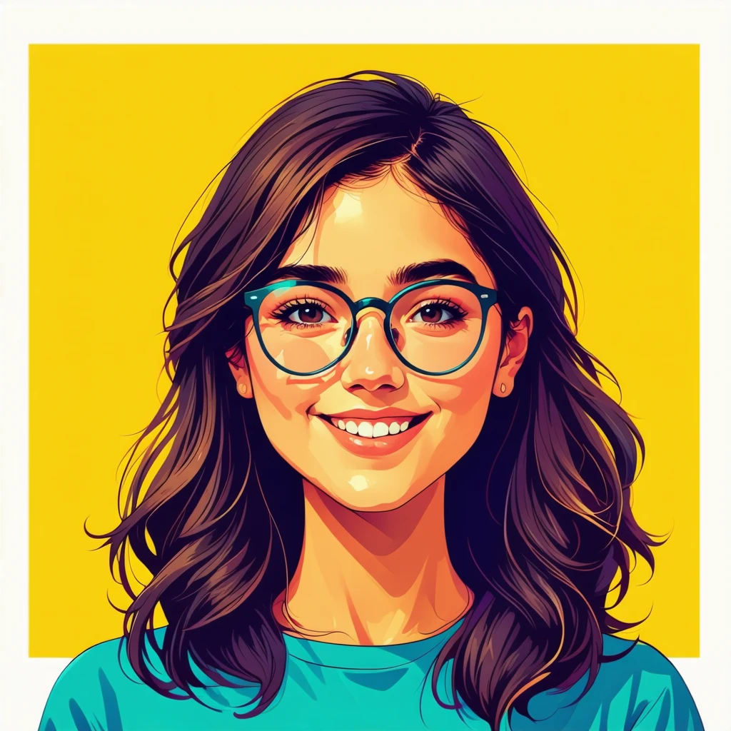 Illustrated Portrait for Social Media Avatar