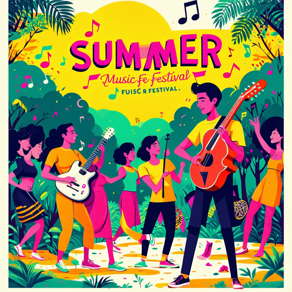 Illustrated Poster for an Event