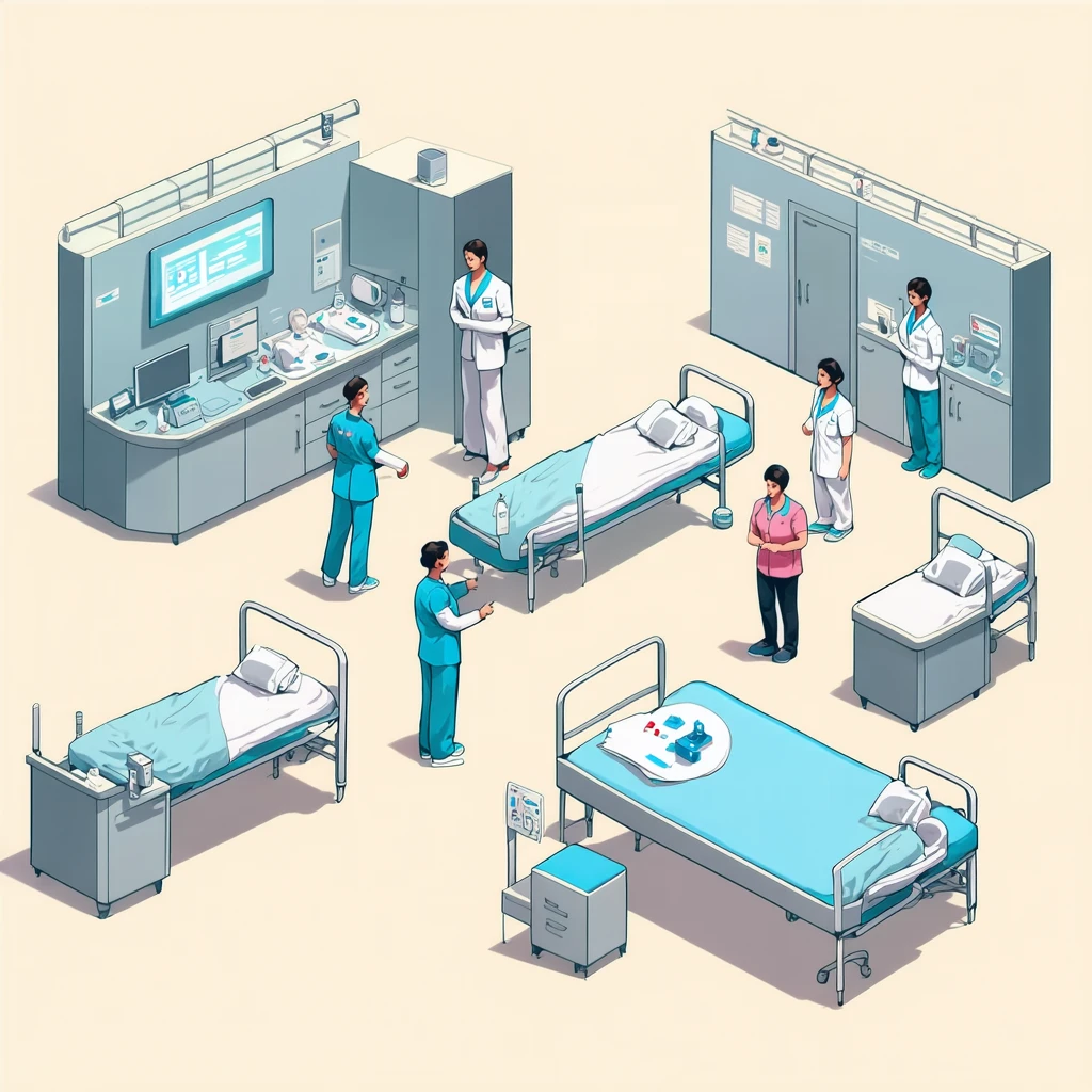 Hospital or Healthcare Facility Layout