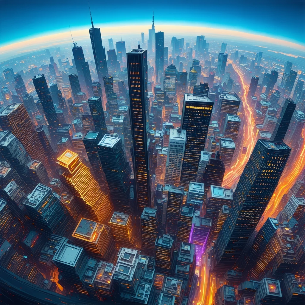 City Skyline for Social Media and Posters