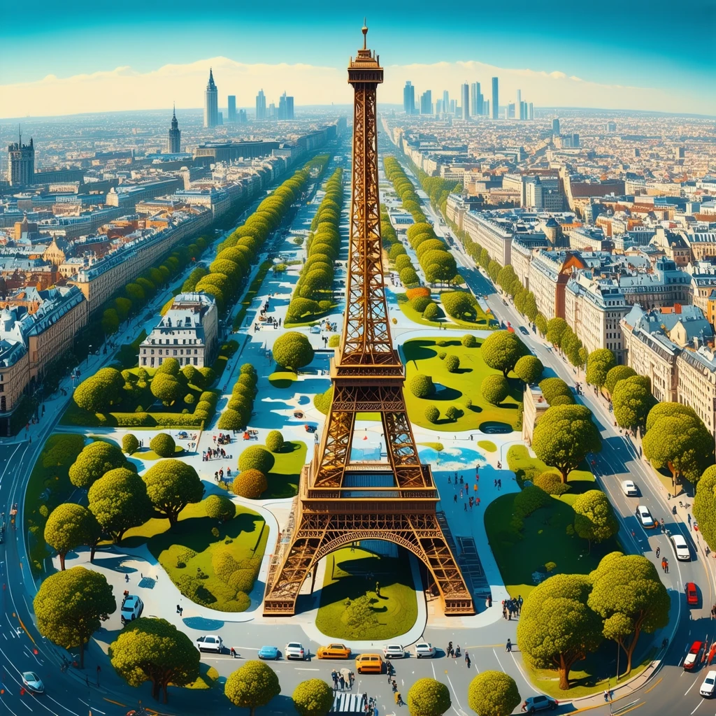Famous Landmark for Travel Brochures