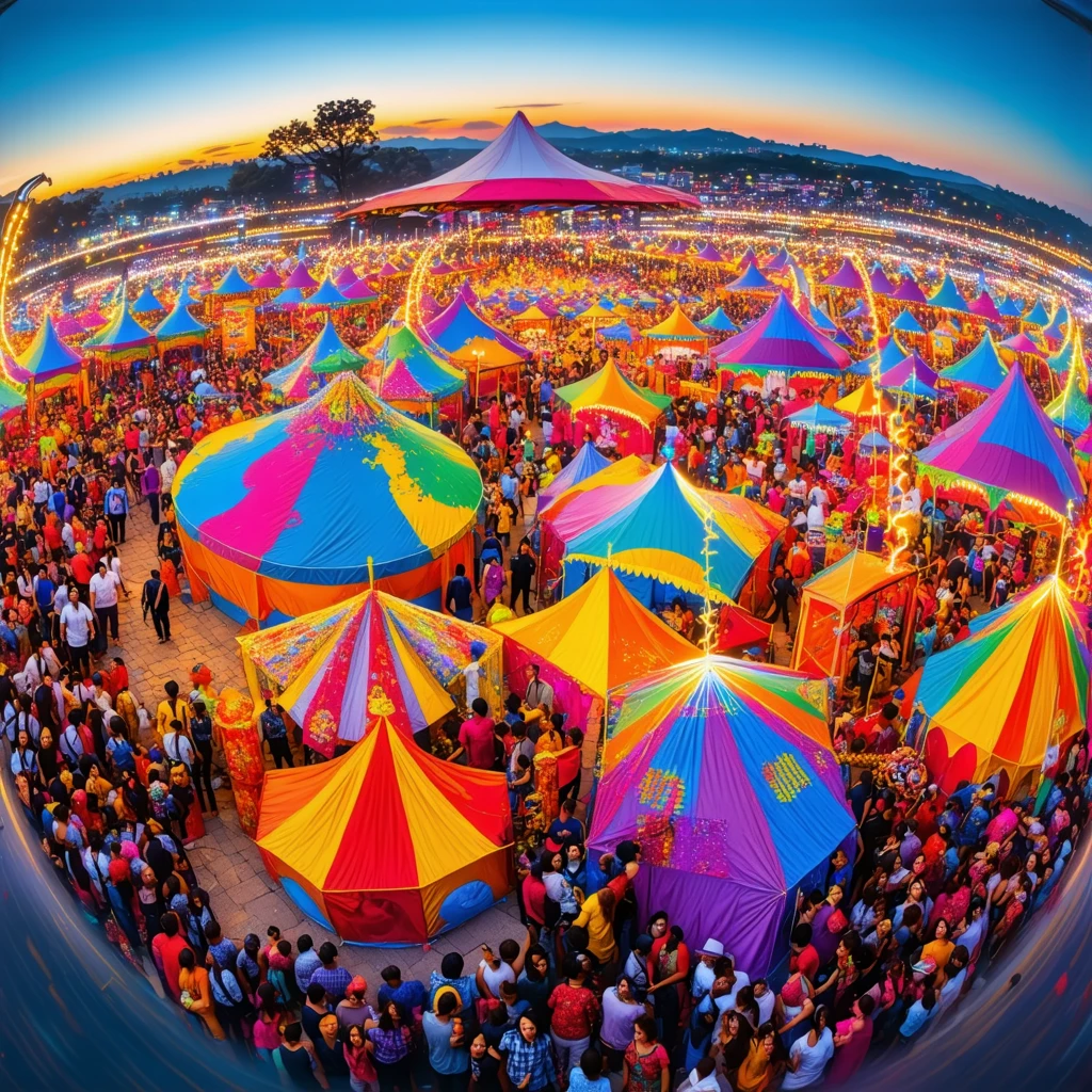 Festival or Event Scene for Promotion