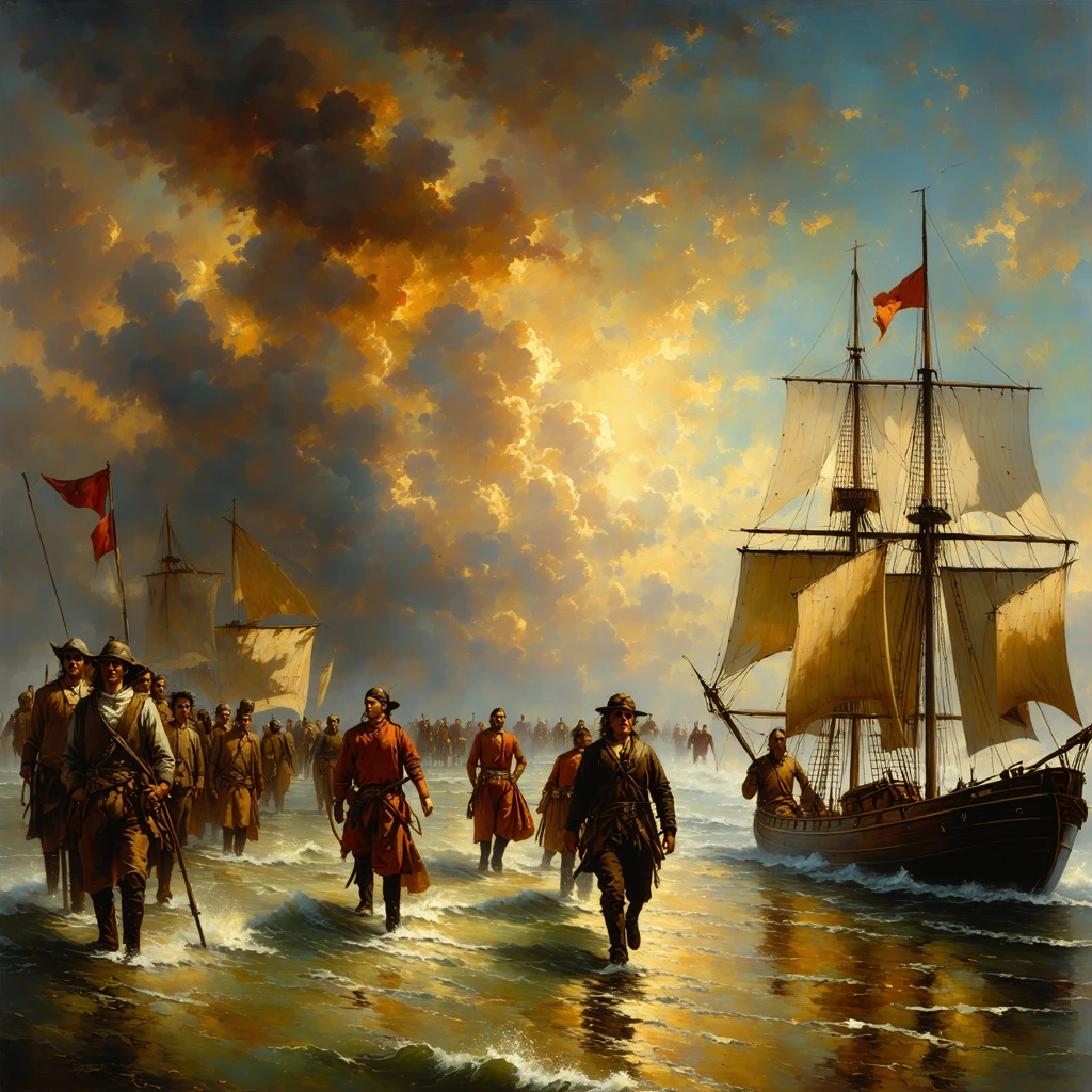 Historiske Scenegengivelser til Uddannelsesmæssige eller Dekorative Formål