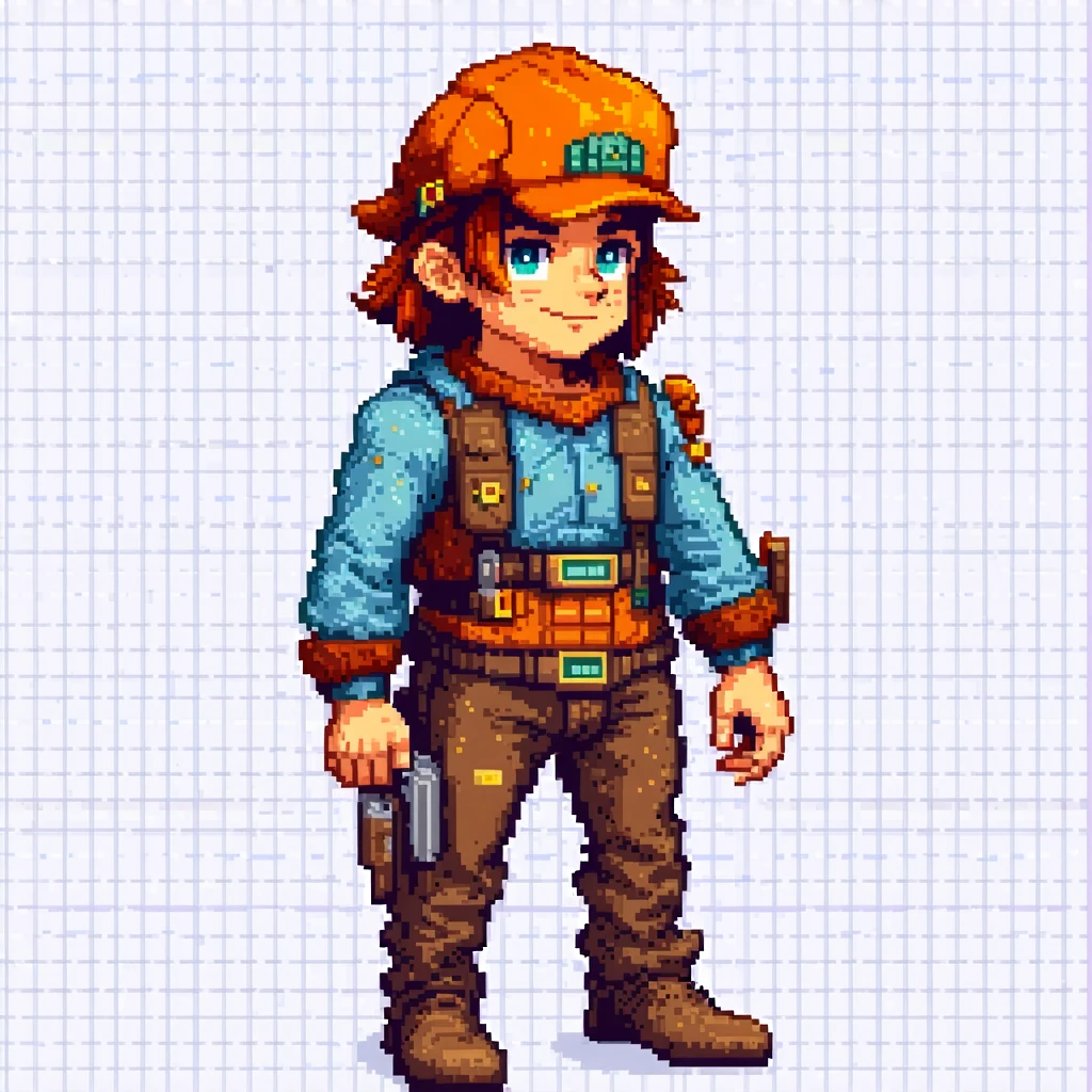 Retro Video Game Character Sprite