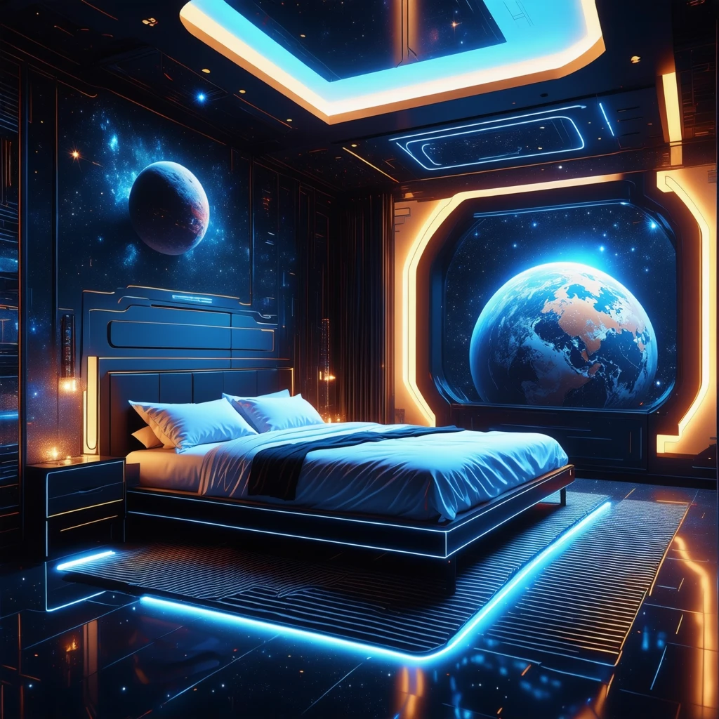 Dormitor cu tematică Sci-Fi
