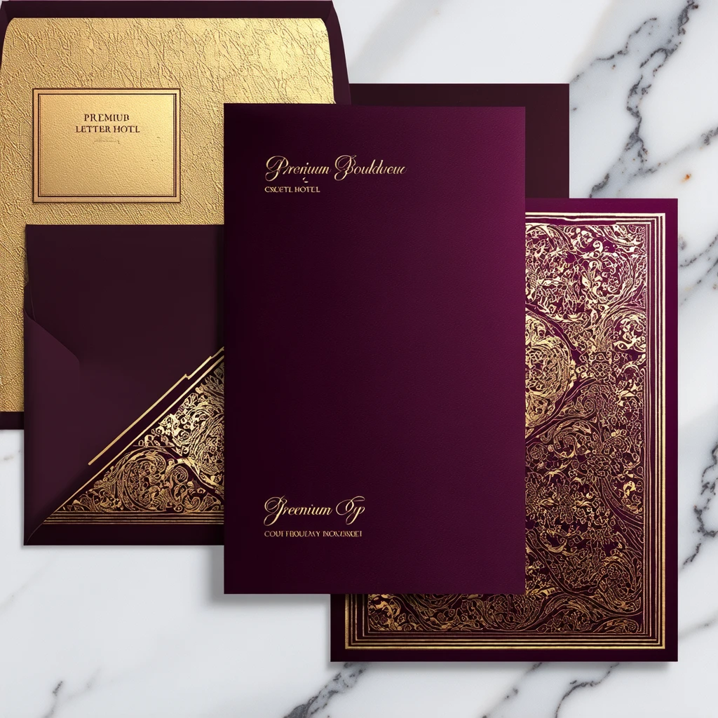 Luxury Stationery for a High-End Boutique Hotel