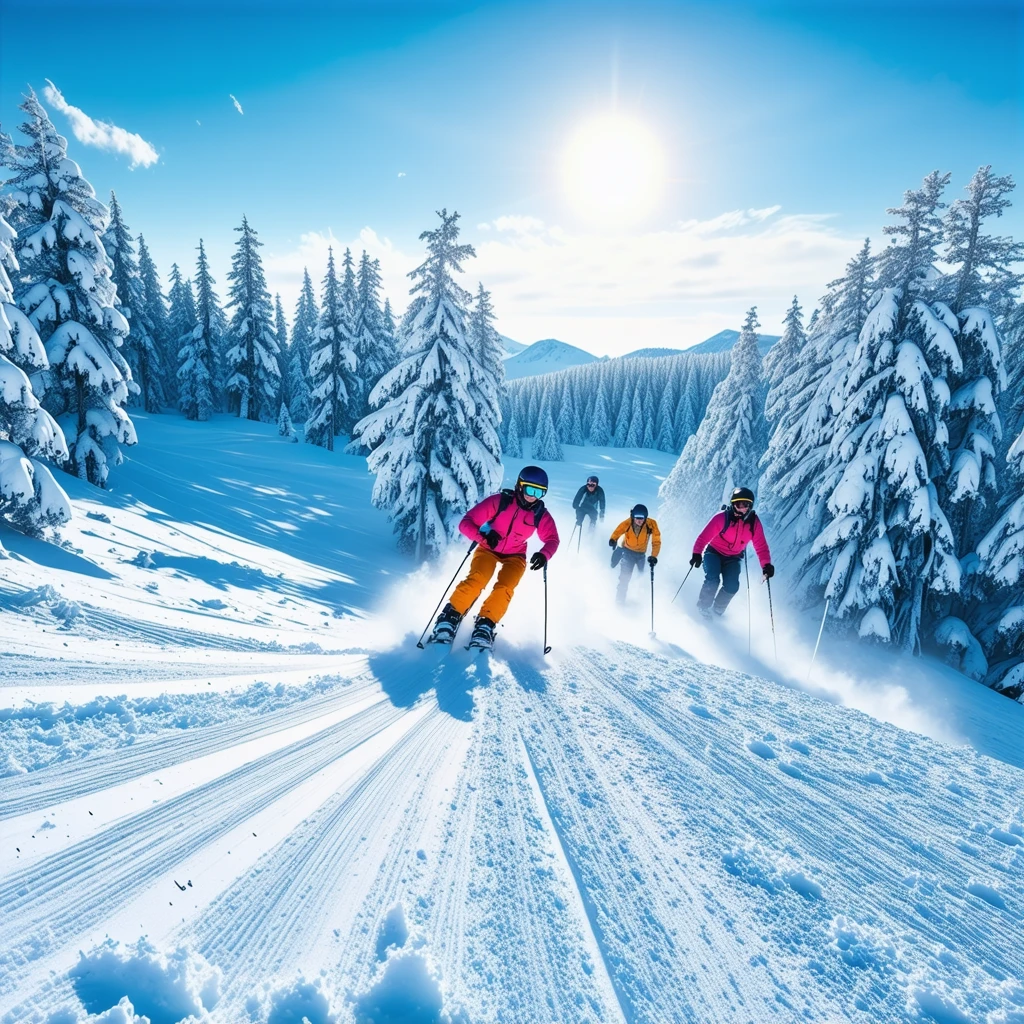 Outdoor Winter Sports Advertisements